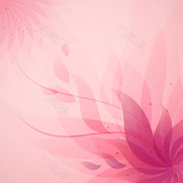 粉色抽象花背景