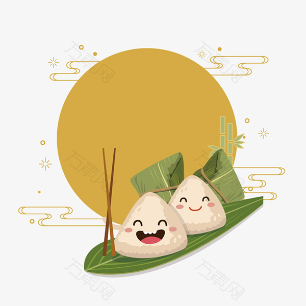 端午节粽子插画