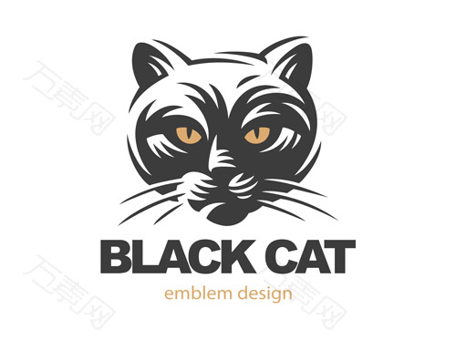 黑猫主题标志