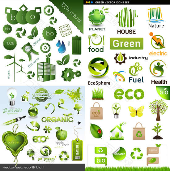 环保绿色图标
