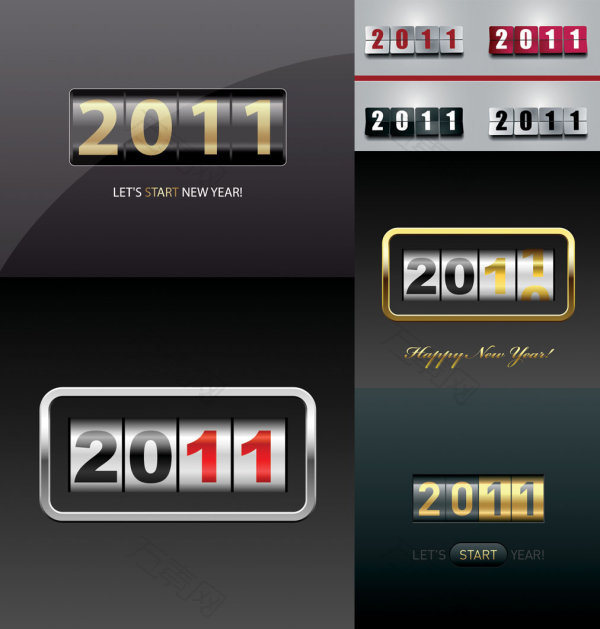 2011年新年矢量