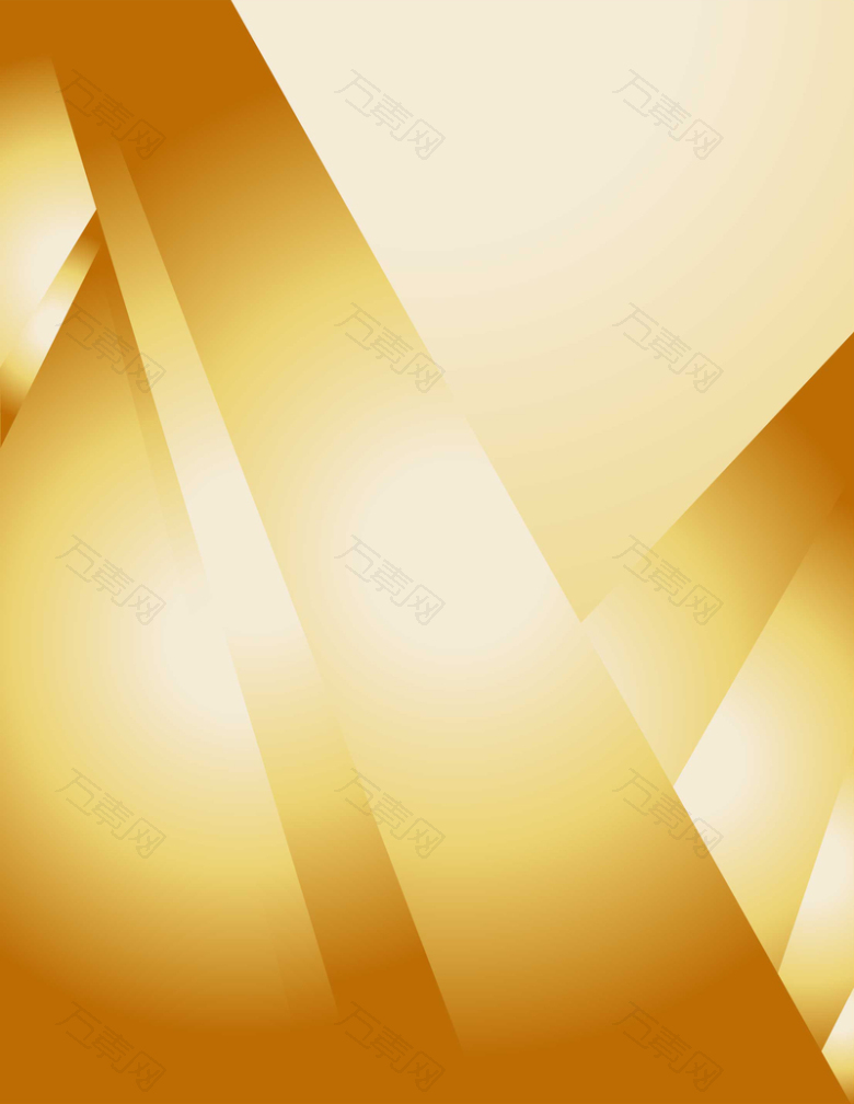 金色条形渐变几何商务封面背景