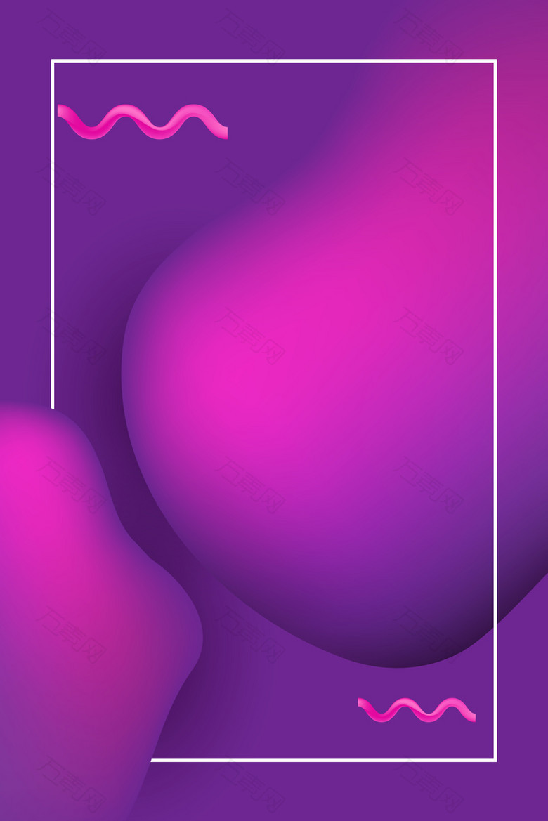 抽象液态流动现代紫色背景