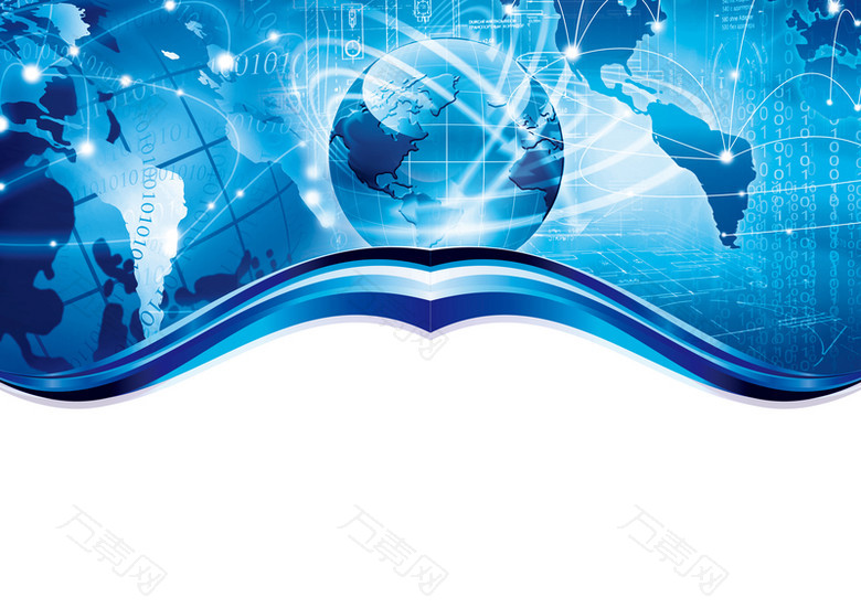 宇宙科幻IT互联网科技画册封面背景素材