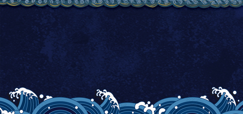 蓝色大海背景墙