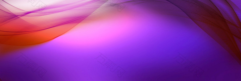 紫色科技梦幻背景banner