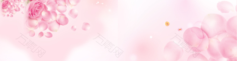 唯美花朵淘宝广告banner