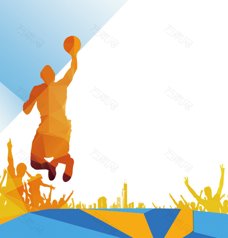 篮球社招生海报背景素材