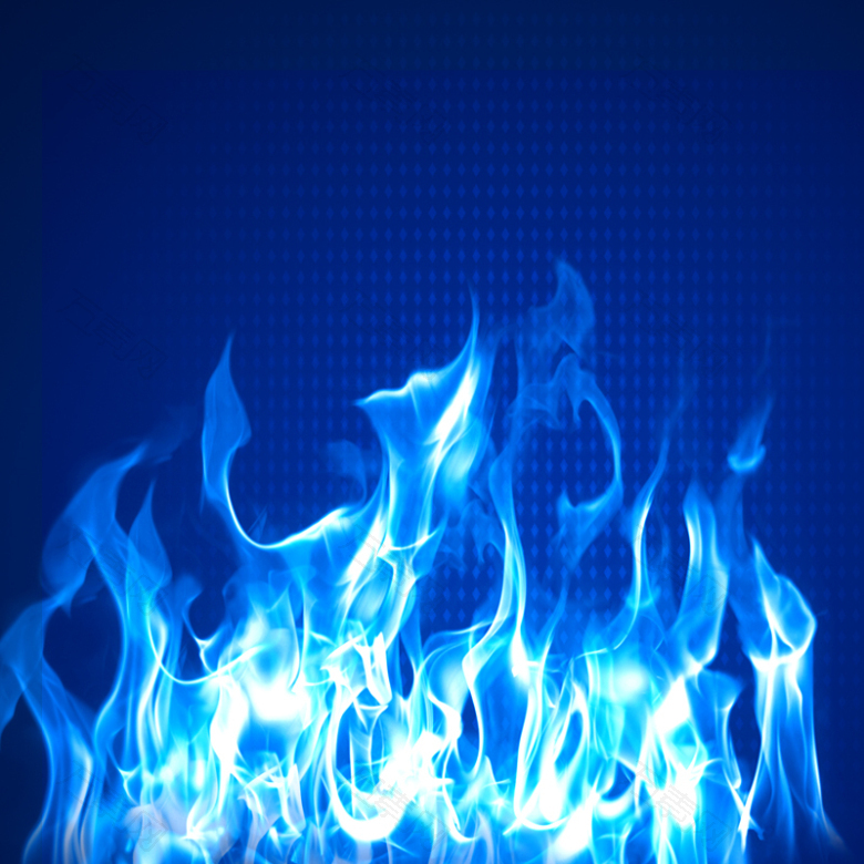 蓝色火焰炫酷大气背景图片