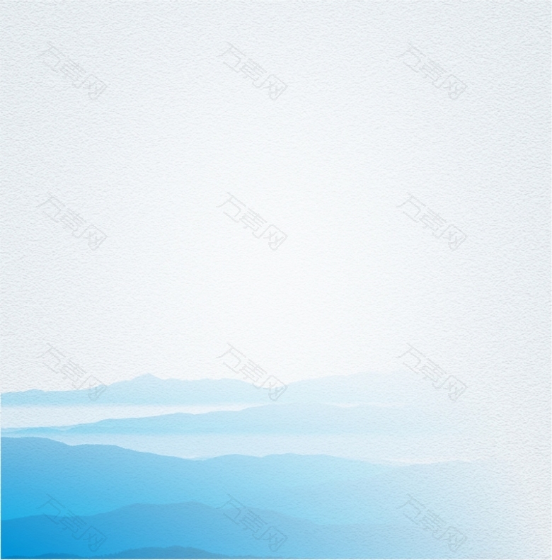 蓝色水墨高山背景