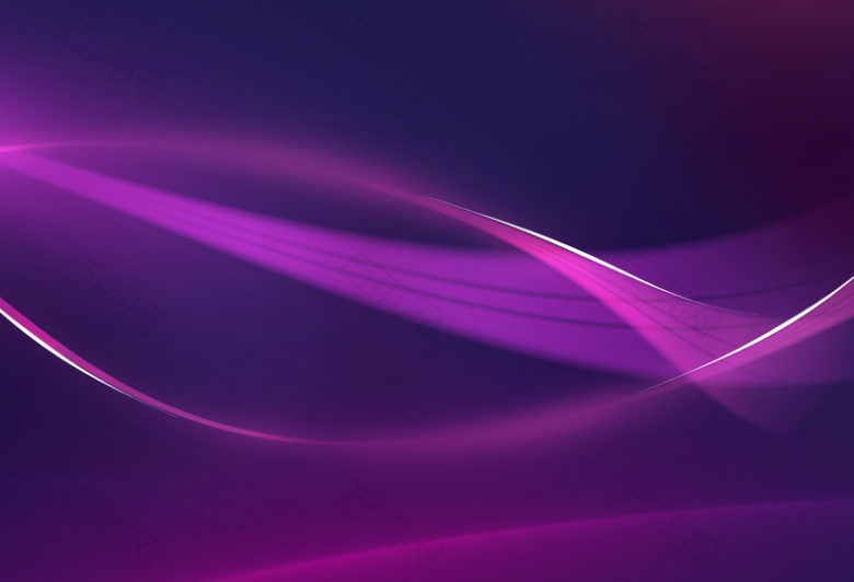 紫色丝带美容代金券背景