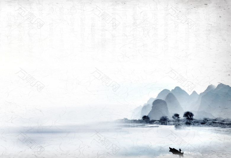 中国元素水墨画背景