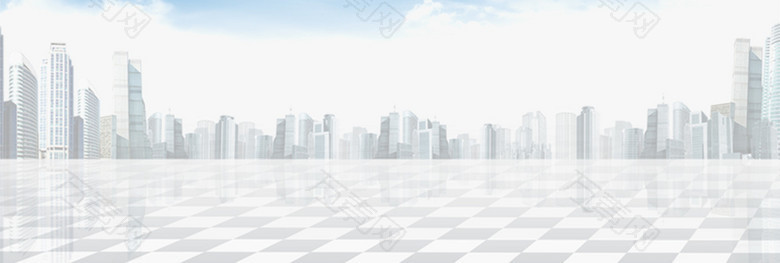 商务城市现代建筑大气城市海报背景