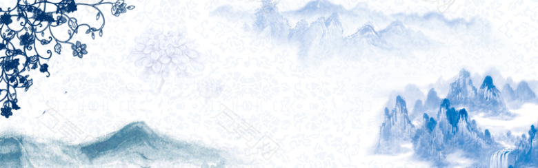 青花瓷中国风淘宝banner