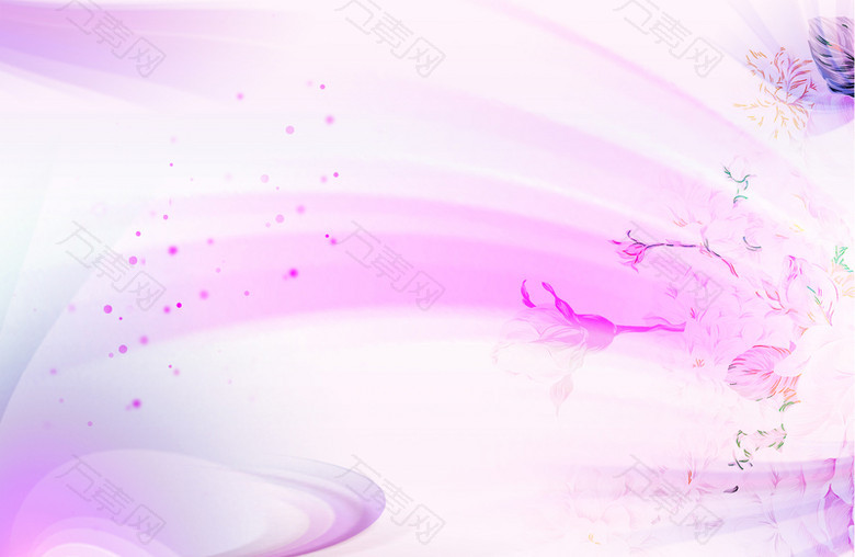 梦幻浅紫色花纹背景