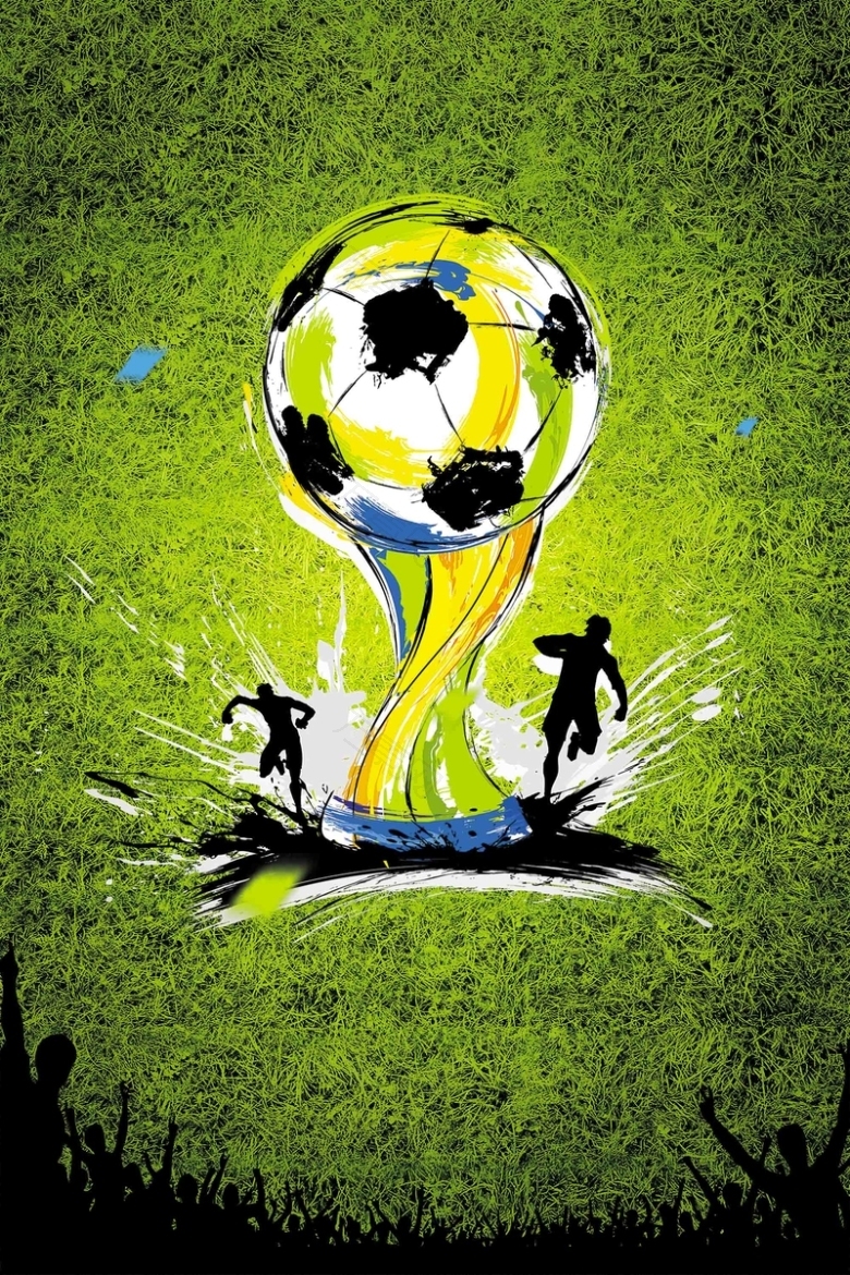 2018决战俄罗斯世界杯宣传海报
