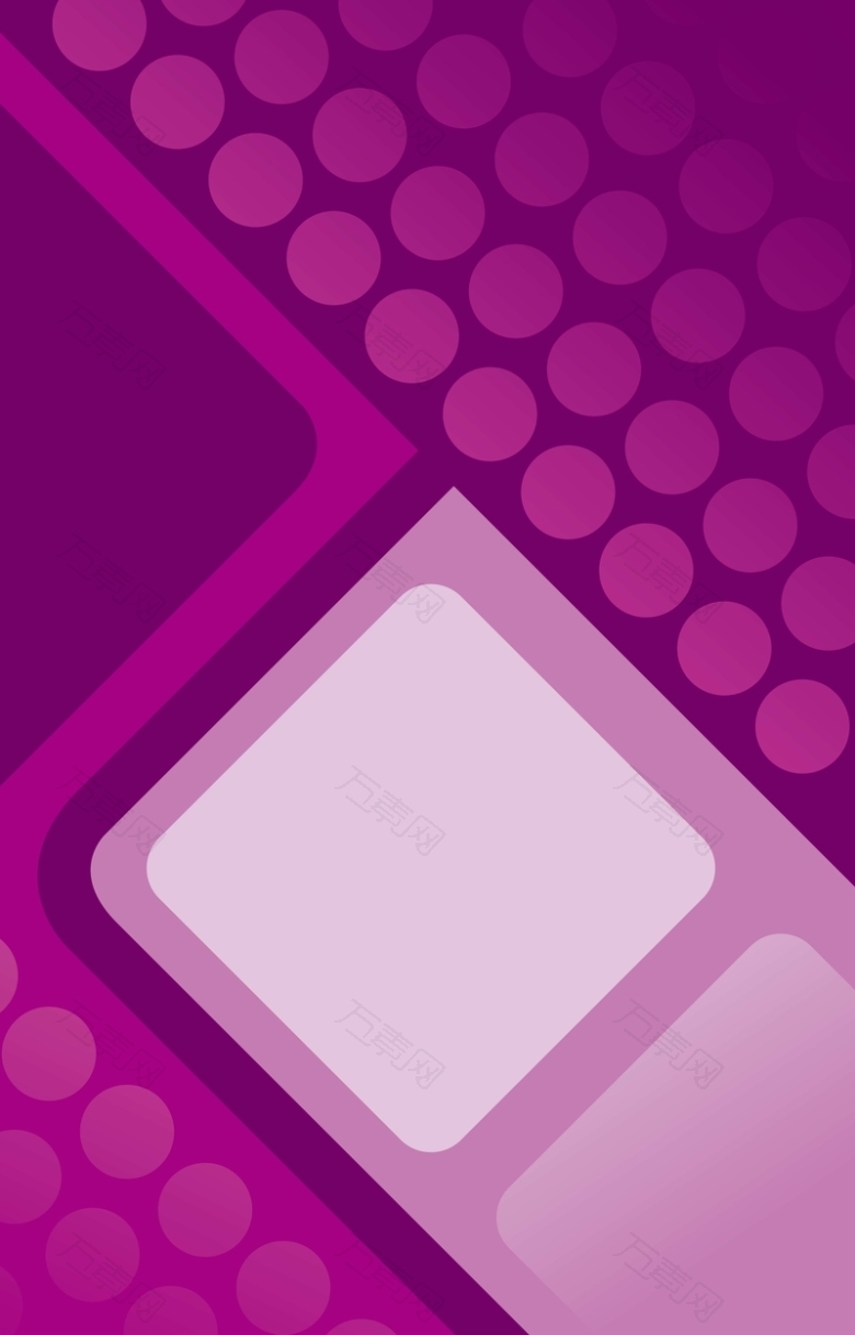 紫色圆圈和方块背景素材