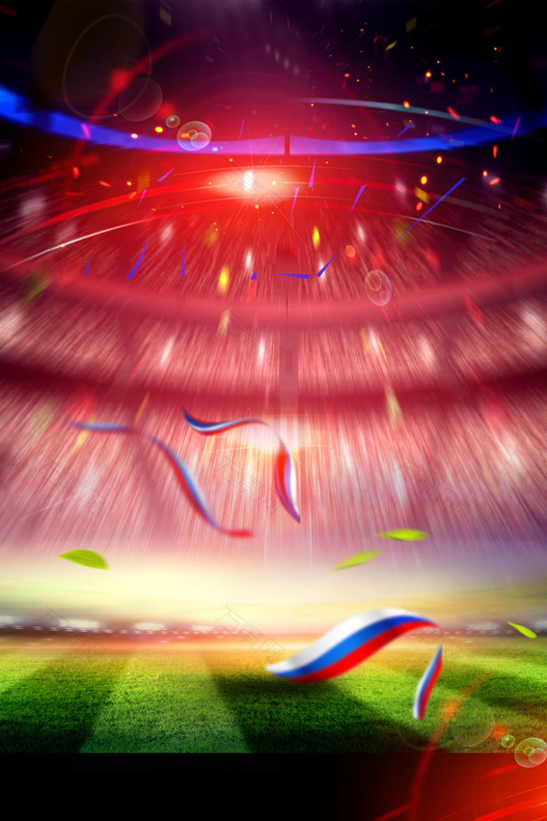 2018世界杯足球比赛海报设计