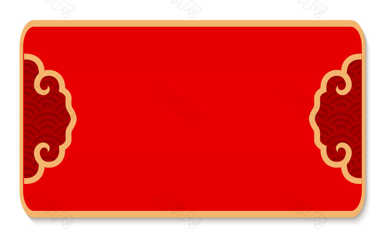 红色简约节日卡片背景素材