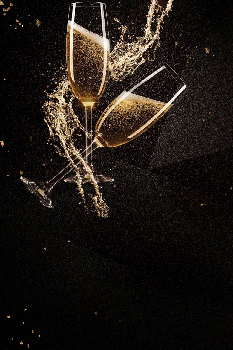 香槟酒会海报背景