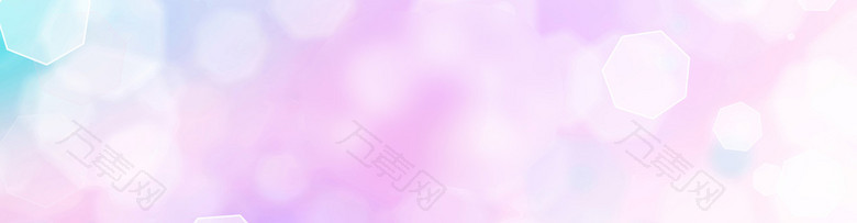 紫色渐变六边形素材背景banner