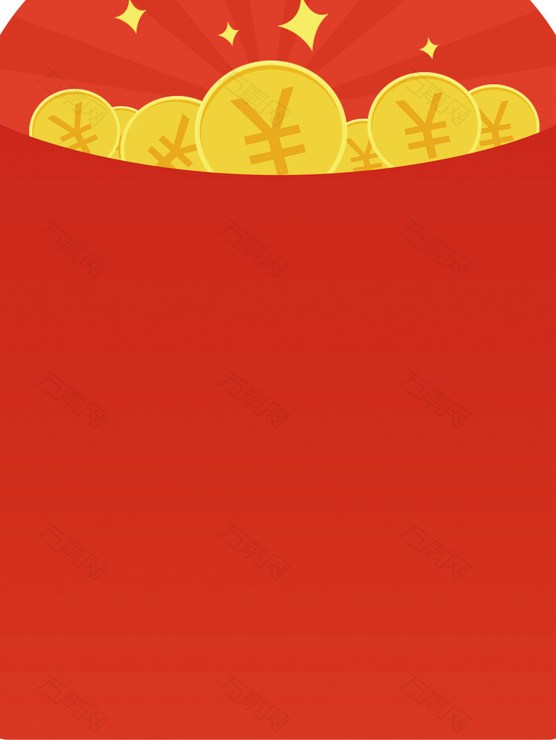 新年开门红红包海报背景模板
