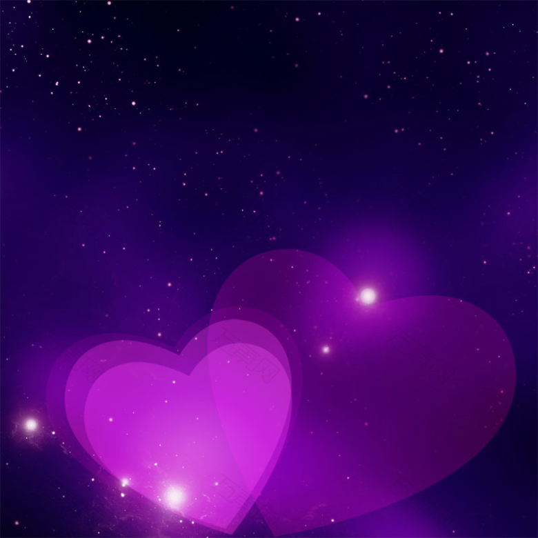 浪漫紫色背景
