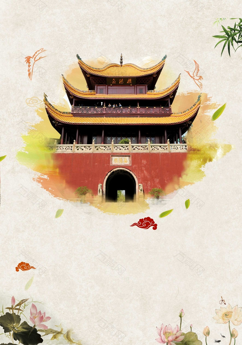 中国风古建筑黄鹤楼