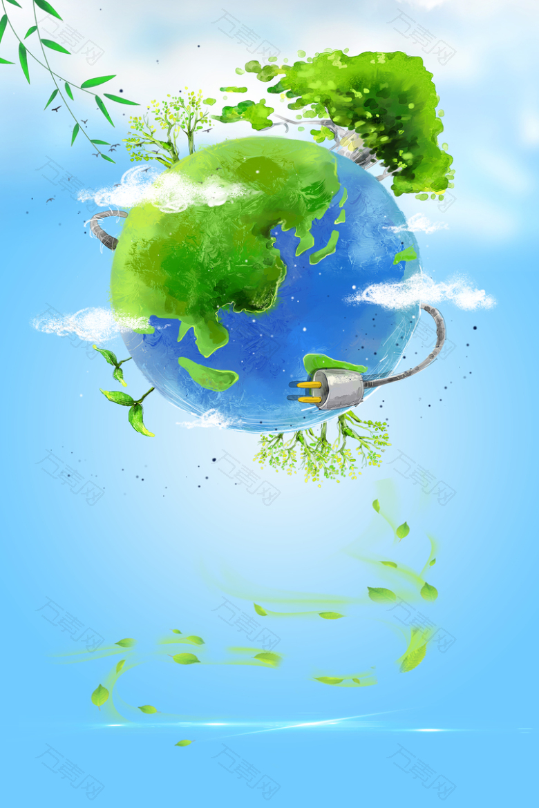 世界环境日爱护地球环保海报