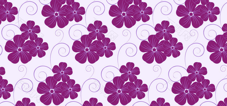 紫色印花图案背景图