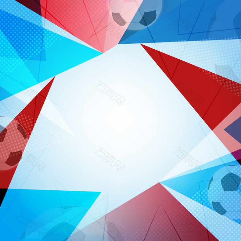 抽象几何足球背景素材