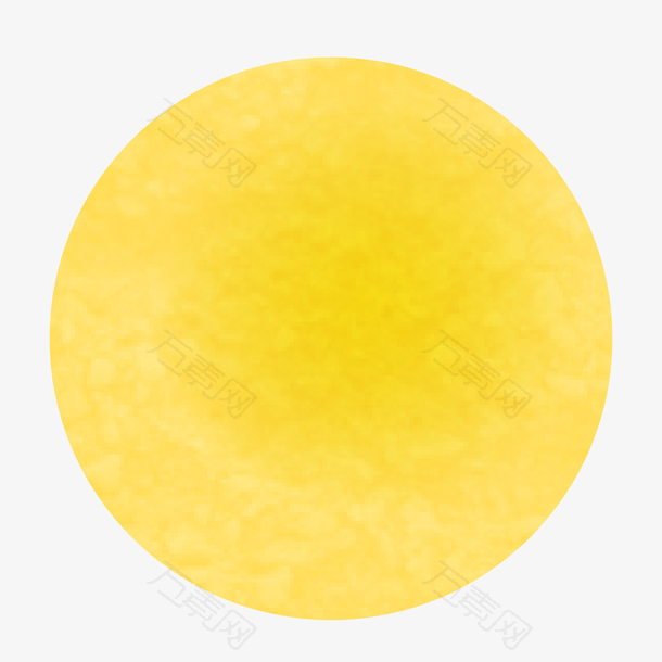 八月十五中秋节简约黄色月亮