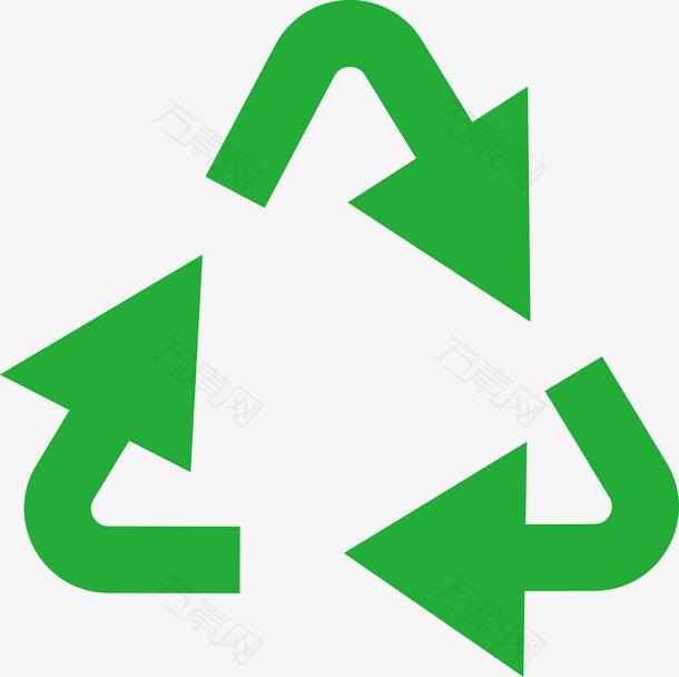 环保循环绿色图标