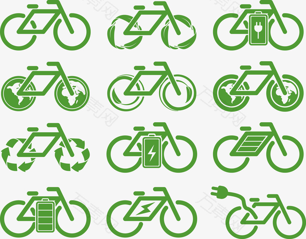 自行车绿色环保标识