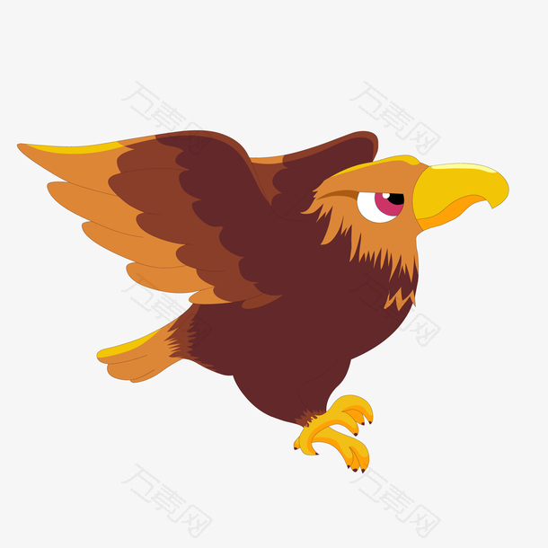 卡通老鹰鸟类动物设计