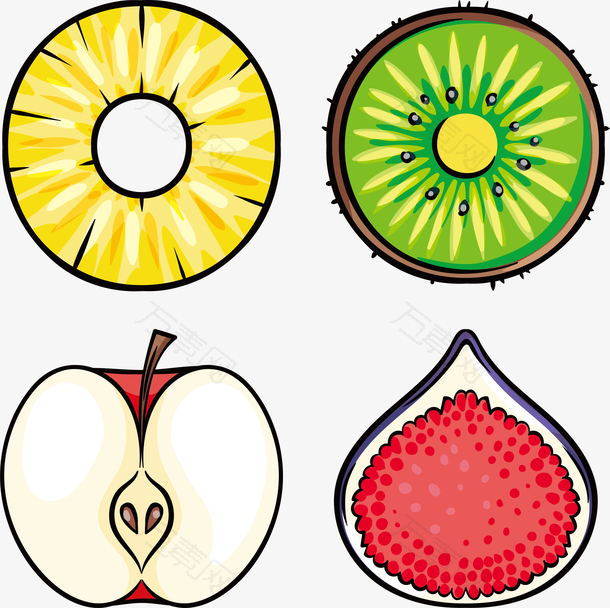 创意水果插画设计
