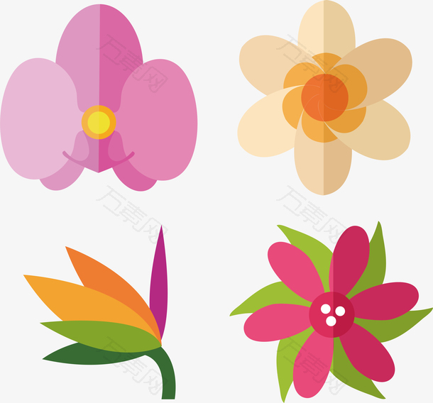 四款春季花瓣