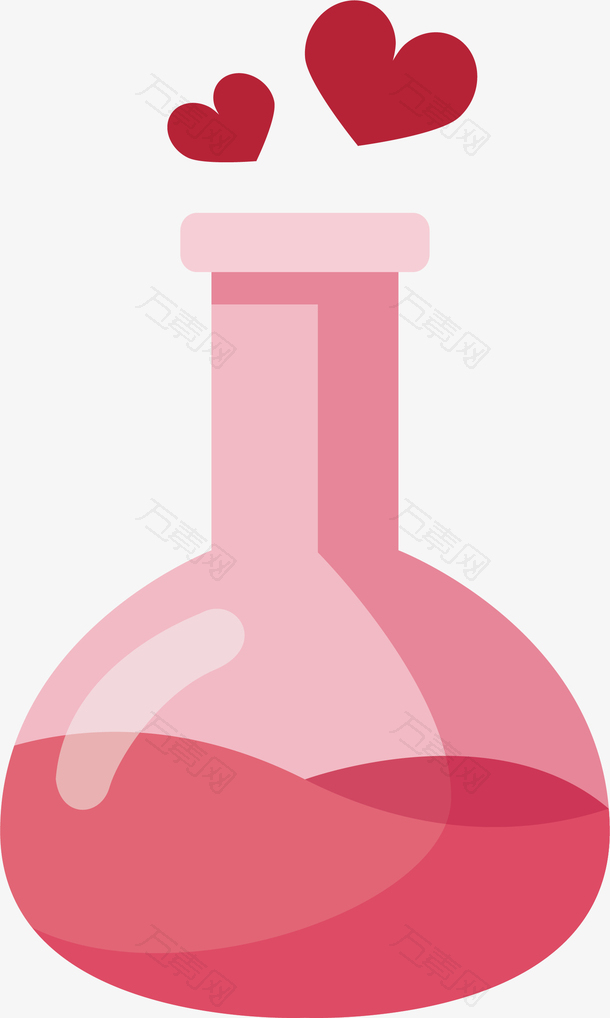 粉红色情人节魔法药水