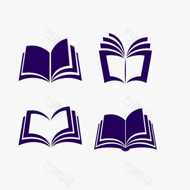 紫色图书图标