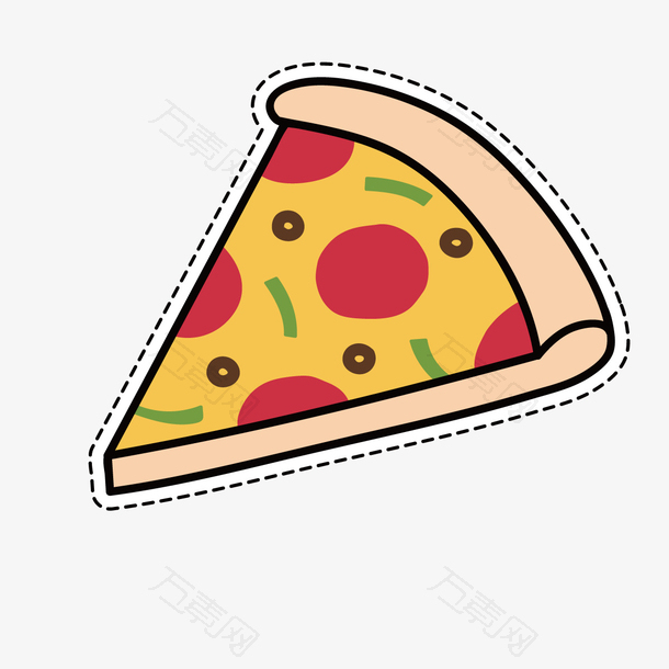 美味披萨图标贴纸