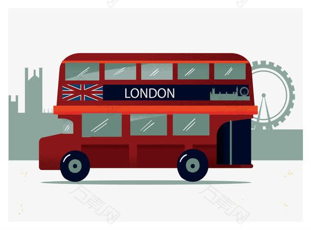 英国伦敦旅游巴士