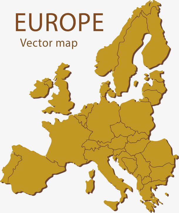 欧洲地图图片-欧洲地图设计素材-欧洲地图素材免费下载-万素网