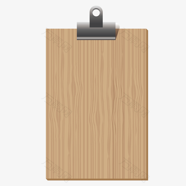 矢量商务木质题板