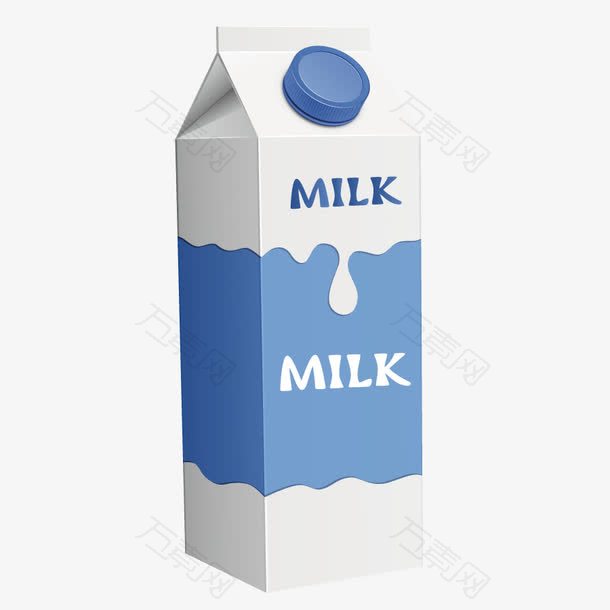 矢量食物牛奶
