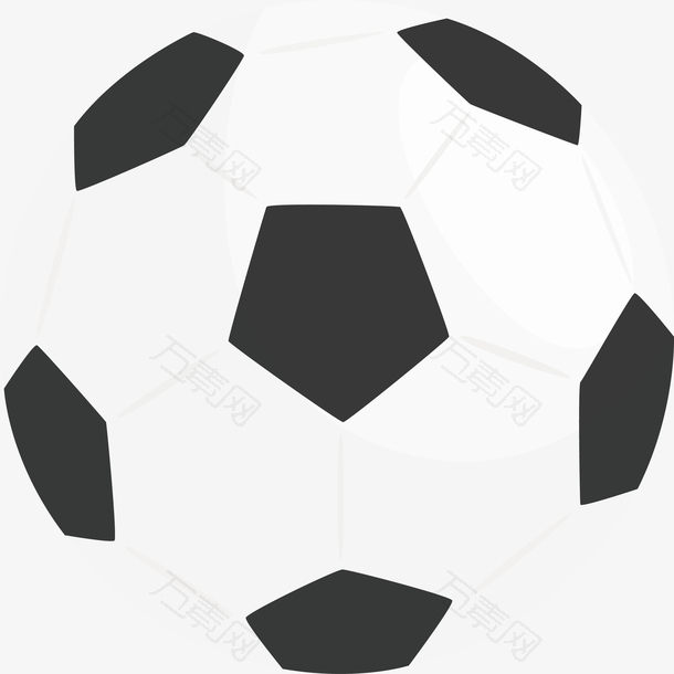 手绘足球运动足球图标矢量素材