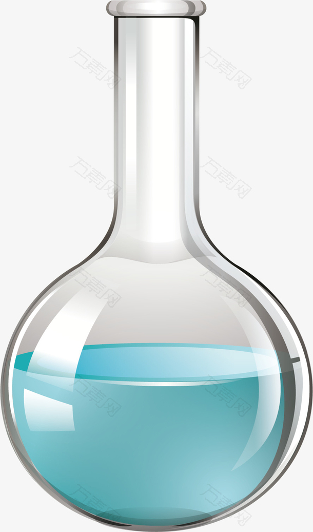 矢量图实验用的玻璃烧瓶