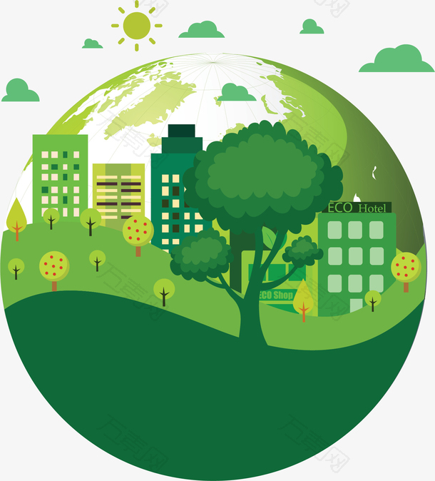 绿色地球城市建设