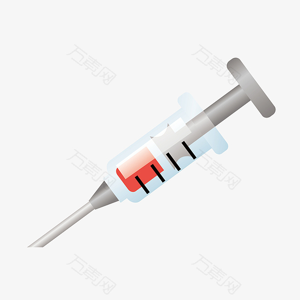 卡通手绘医学医疗注射疫苗免抠图