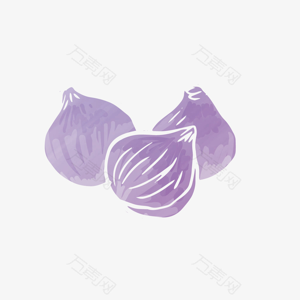 紫色大蒜背景设计