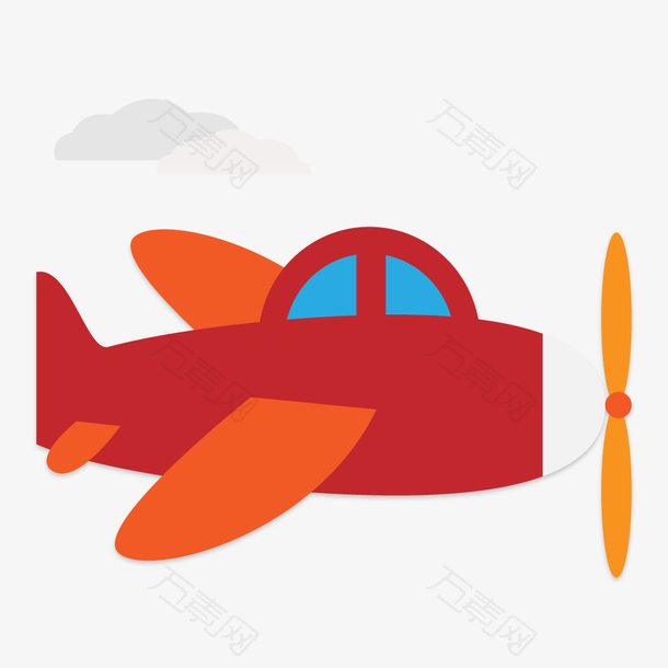 唯美红色飞机云朵世界航天日航空